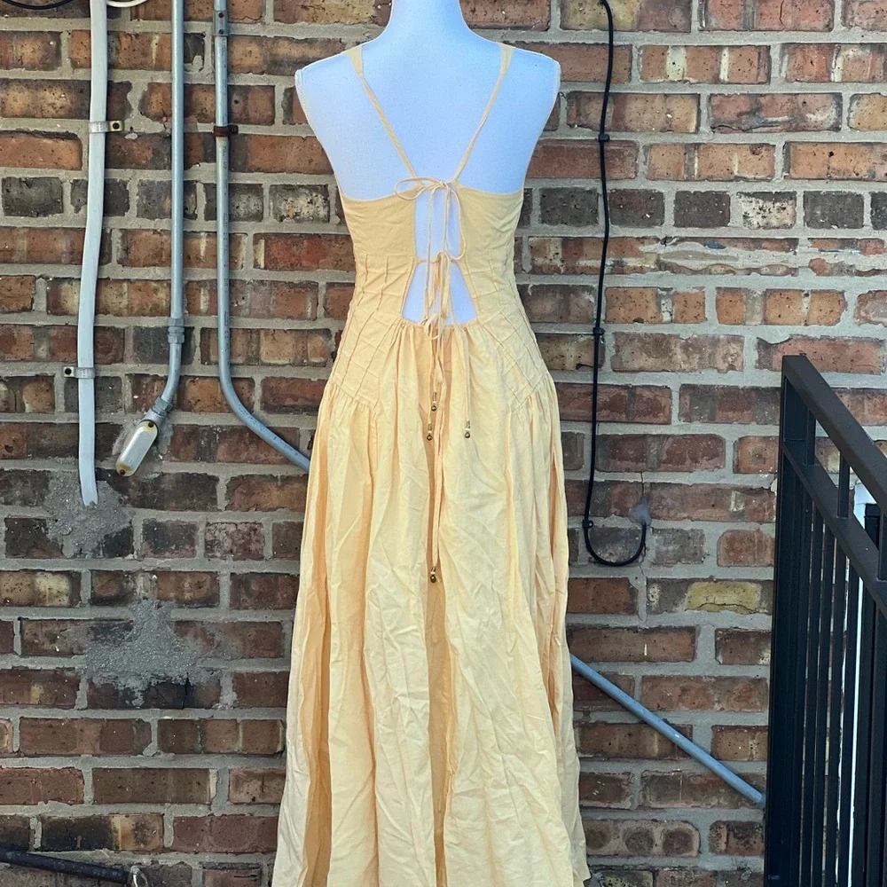 Free People Orange Maxi Dress - Picture 4 of 4